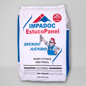 Estuco panel secado rápido